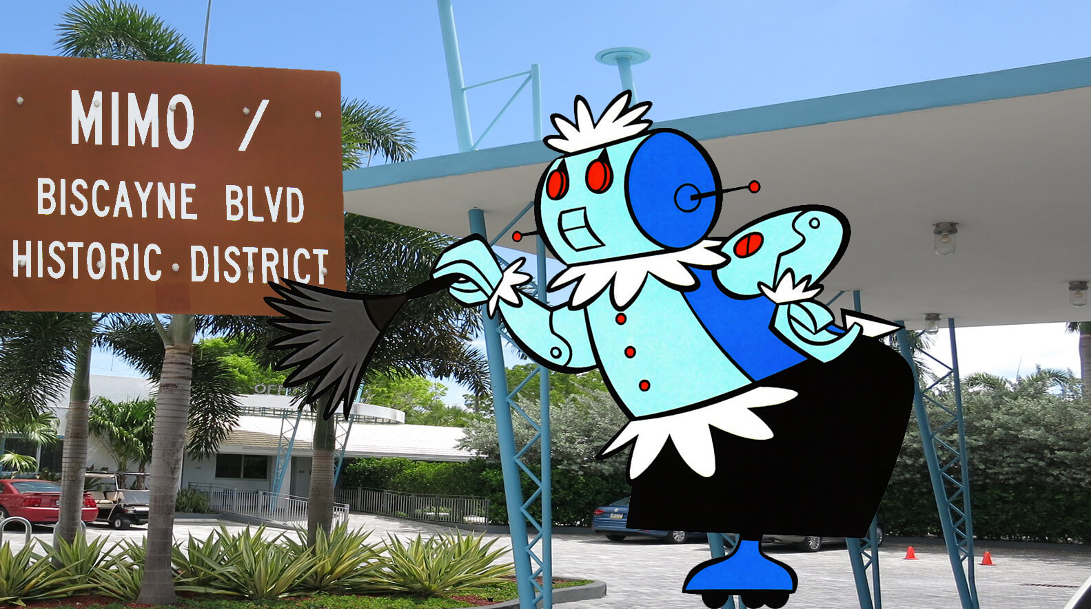 Biscayne boulevard esa promesa del futurismo