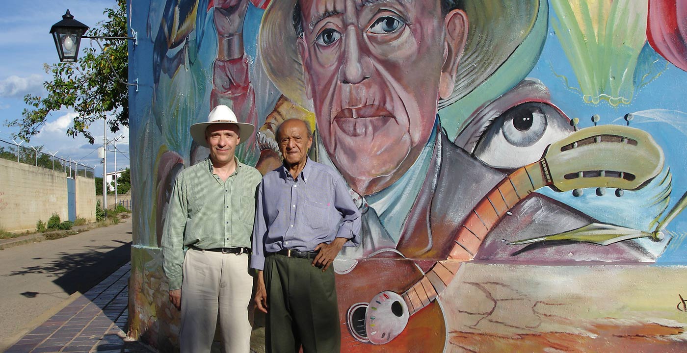 Carlos Bonell y Alirio Diaz, mural, Carora,Venezuela (2006)