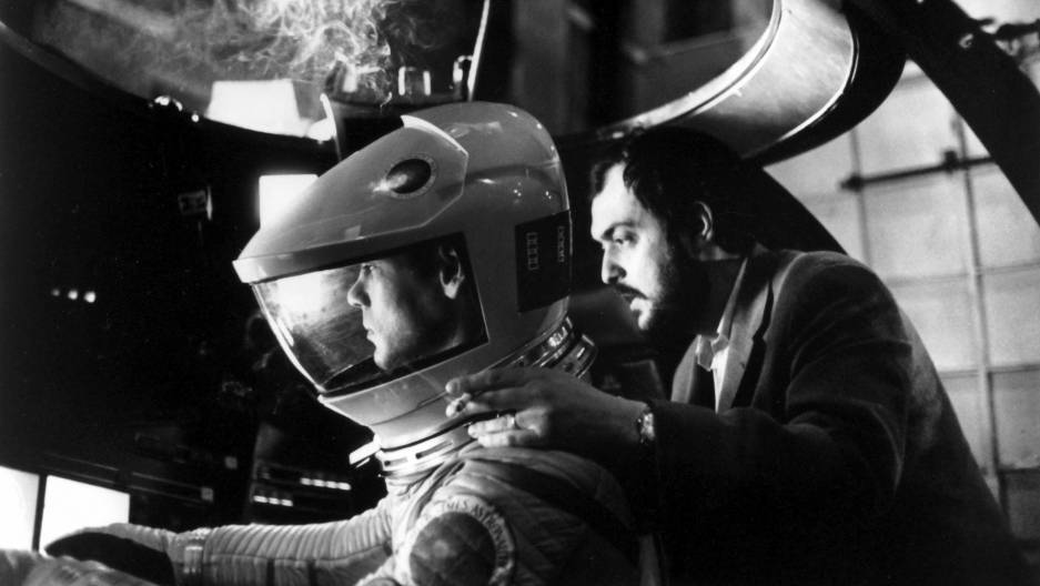 Kubrick con Keir Dullea
