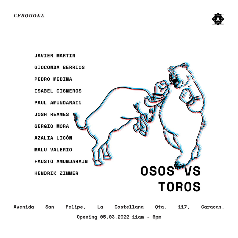 Toros vs Osos flyer