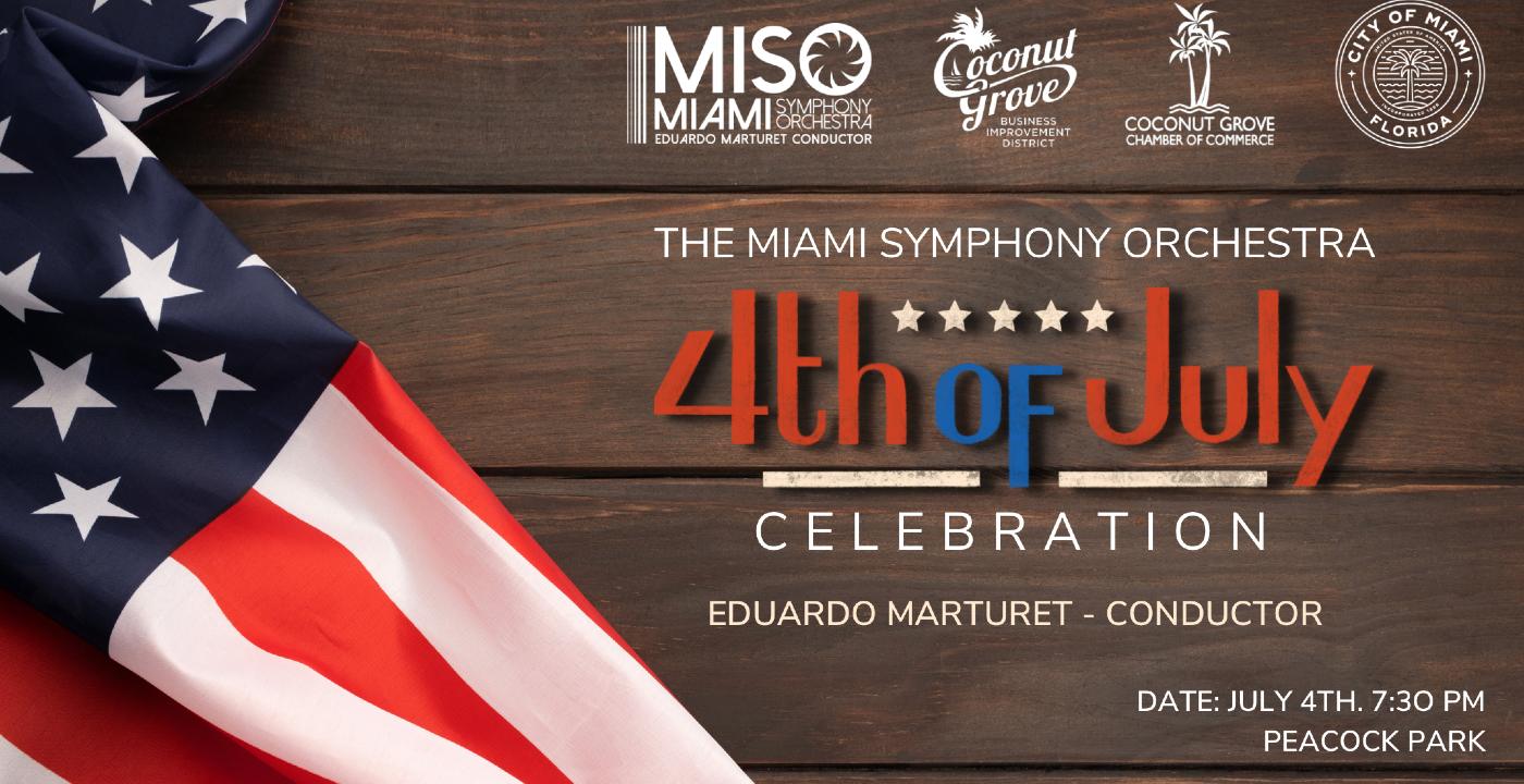La Orquesta Sinfónica de Miami celebra el 4 de julio a lo grande en Coconut Grove