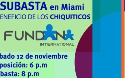 I Subasta a beneficio de los chiquiticos de Fundana en Miami