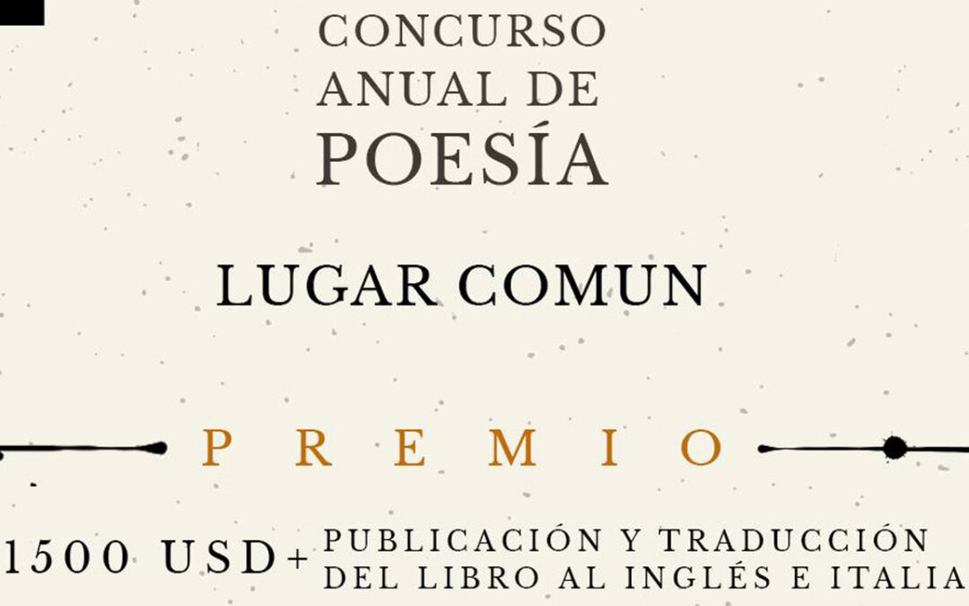 Lugar Comun Miami está de vuelta con la convocatoria del V Concurso Anual de Poesía Lugar Comun