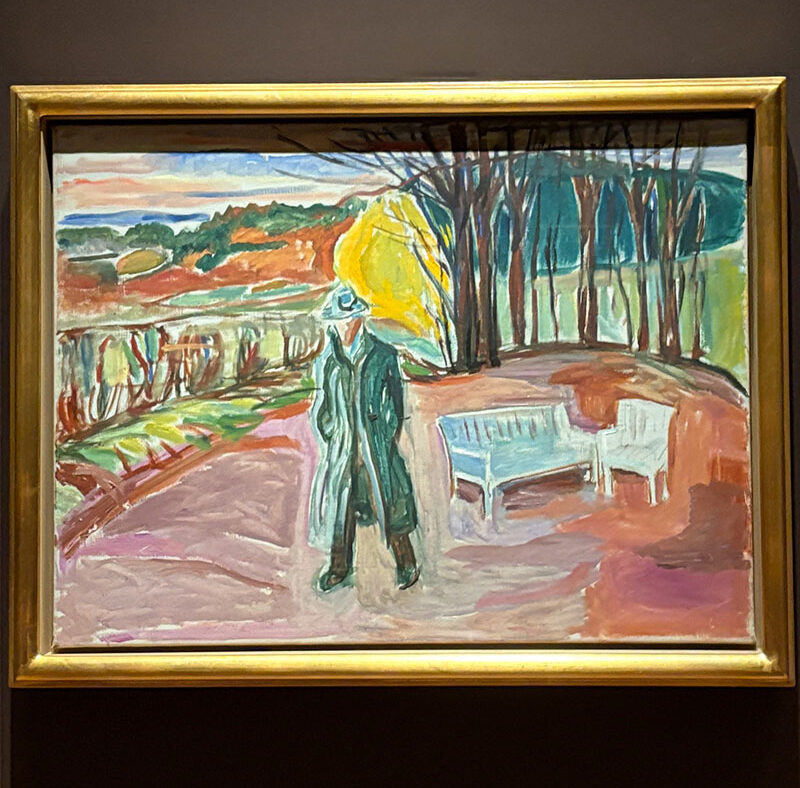 Munch Autoretrato, 1940 copia