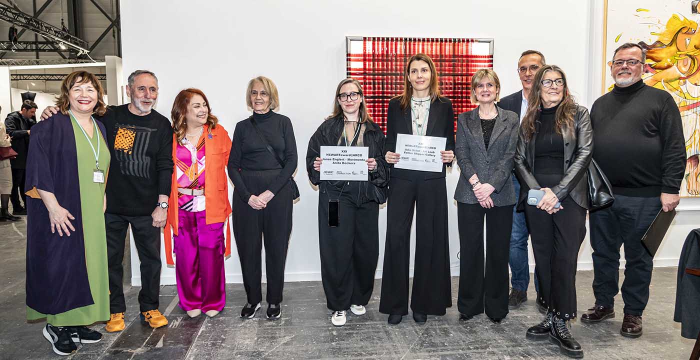 Julia Scher y Jonas Englert reciben el NEWARTaward@ARCO | Madrid
